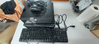 2 Cajas PC Vacías Dell y HP Negras