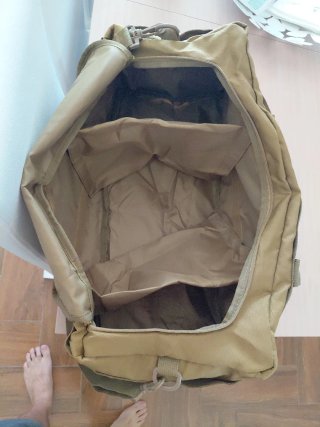 Bolsa deporte militar táctica beige (50x 25 x 30)