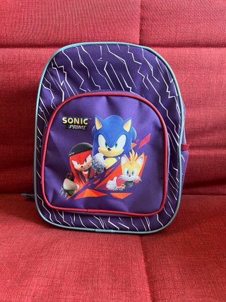 Lote Sonic : Mochila, Neceser y Saco Nuevo