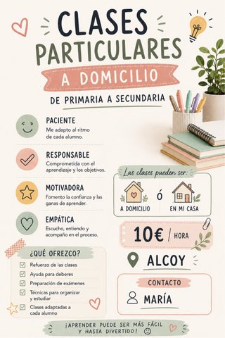 Clases particulares primaria a secundaria