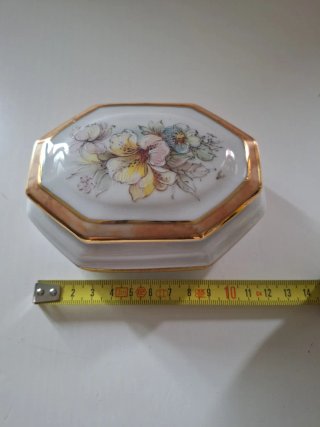 Cofanetto Limonge con decoro floreale