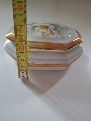 Cofanetto Limonge con decoro floreale