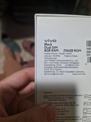 Vivo Y19s 256GB memoria 8GB RAM nuovo