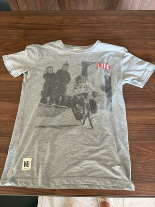 T-shirt WB LIFE grigia