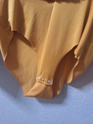 Blusa/Body Zara Mostaza T. S
