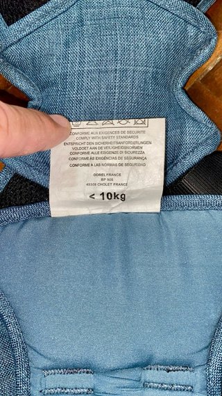 Mochila Portabebés Bebé Confort Azul