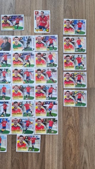 Lote 34 Cromos CA Osasuna Panini Adrenalyn