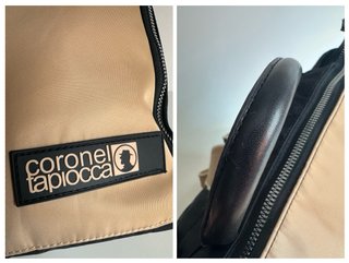 Mochila Coronel Tapioca Beige y Negra