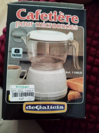 Cafetera para microondas 8 tazas