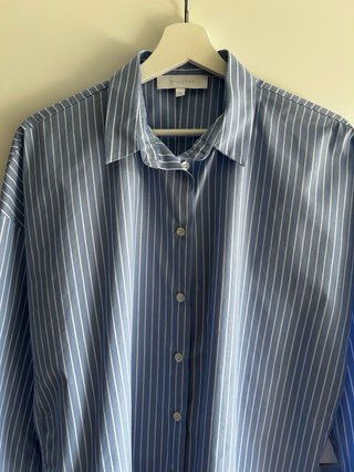 Camisa Scalpers Rayas Azul Talla M