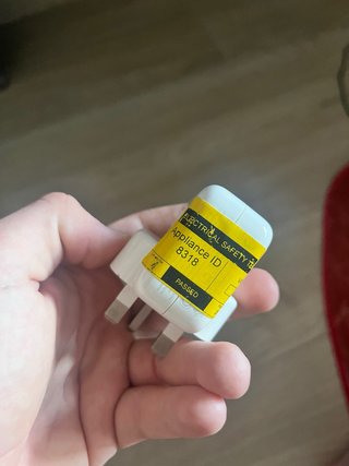 Adaptador Enchufe Apple Blanco