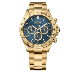 Reloj Hugo Boss Cronógrafo Azul Dorado