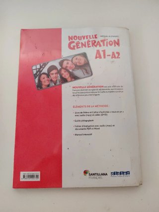 NOUVELLE GENERATION A1/A2 LIVRE/EXERCICES+CD+DVD