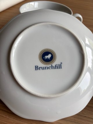 Juego de 2 tazas de té Brunchfill