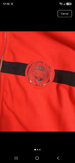 Chaqueta Athletic Club Talla XL Roja