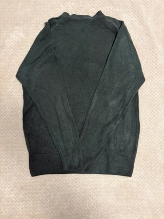 Jersey Polo Cashmere Verde Oscuro Talla L