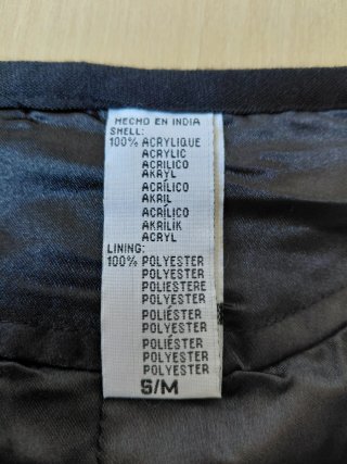 Chaqueta bordada flores mujer