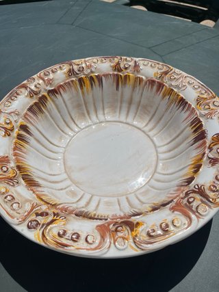 Juego Aguamanil y Plato Cerámica portuguesa