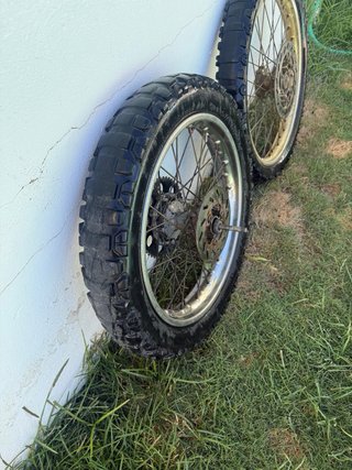 Ruedas Derbi Senda Taco Pareja cromadas
