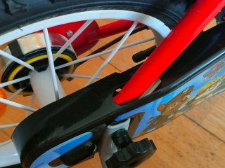 Bicicleta Patrulla Canina Infantil Roja
