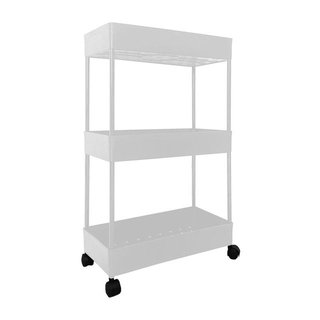 Carrito Almacenamiento 3 Alturas 62x38 Blanc NUEVO