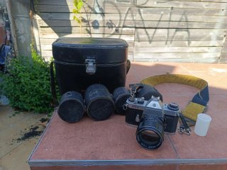 Pentax ES II Cámara Analógica con Objetivo Takumar