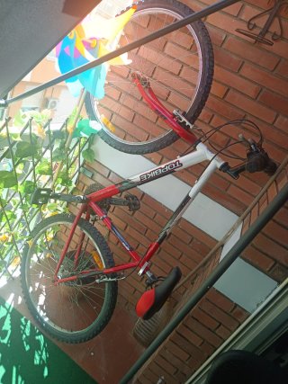 Bicicleta TOPBIKE Roja y Blanca