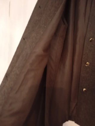 Chaquetón de paño de lana acrílica prensada