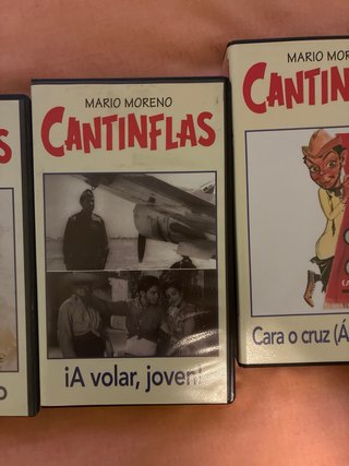 Lote 5 Cintas VHS Cantinflas Mario Moreno