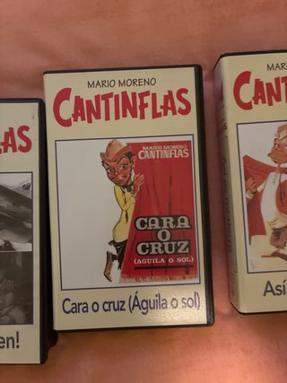 Lote 5 Cintas VHS Cantinflas Mario Moreno