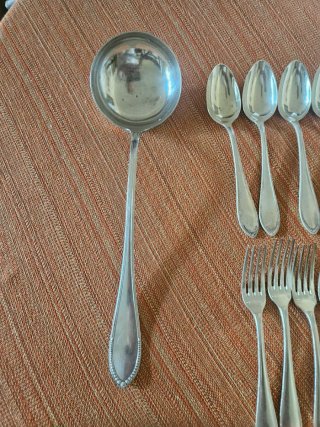 Set di posate placcate in argento