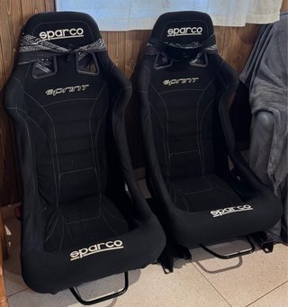 Baquets Sparco Sprint +2 unidades +bases para e36