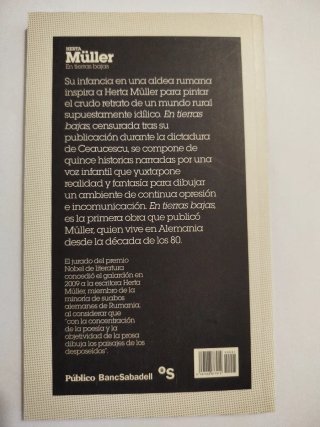 En tierras bajas, Herta Müller (P. Nobel)
