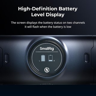 2x Batterie con Caricatore SmallRig LP-E6 Canon NUOVO