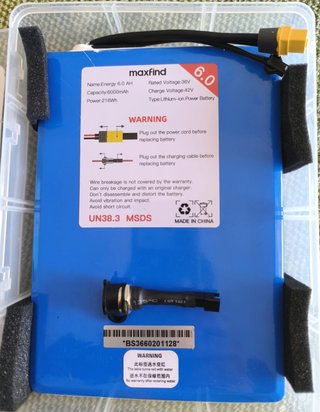 Batería Maxfind 36V 6000mAh