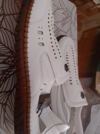 Zapatos blancos transpirables talla 43