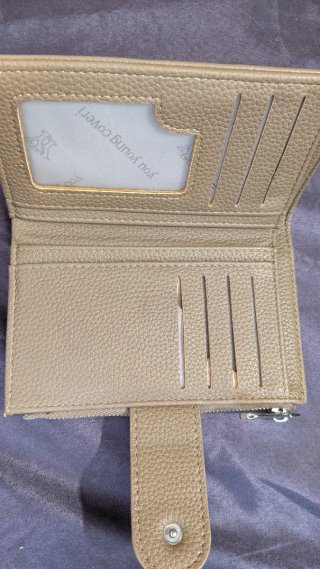 Portafoglio donna Coveri beige