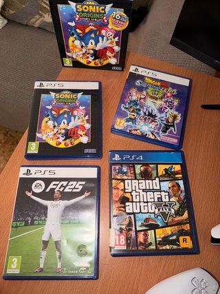 PS5+monitor+mandos y juegos