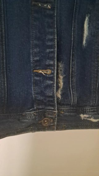 Chaqueta/Vestido Vaquero Desgastado