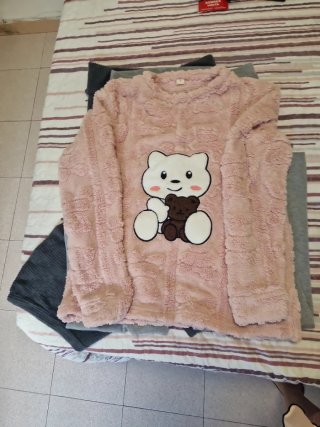 Pantalones grises acampanados de canalé