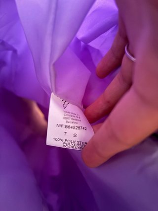 Vestido morado By Pedro nuevo con etiqueta
