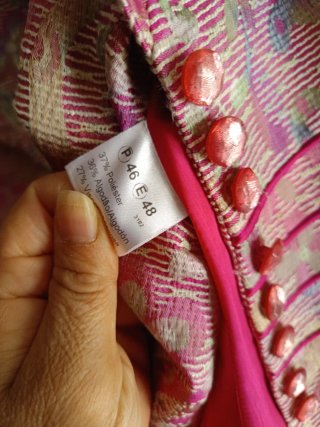 Traje chaqueta y falda mujer multicolor