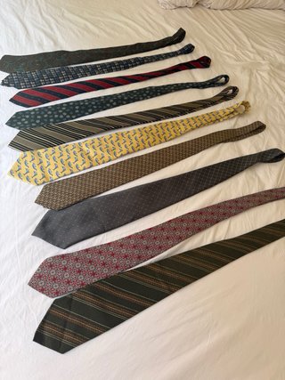 Conjunto de corbatas de diseño