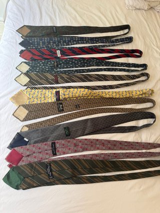 Conjunto de corbatas de diseño
