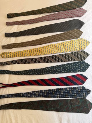 Conjunto de corbatas de diseño