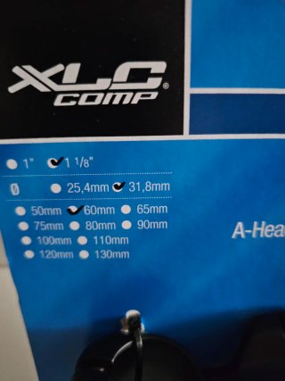 Potencia XLC A-Head Comp 31.8mm