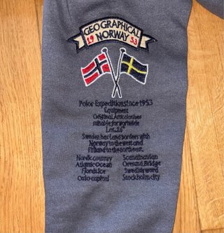 Sudadera Geographical Norway gris