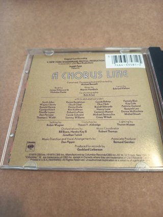 CD A Chorus Line Musical