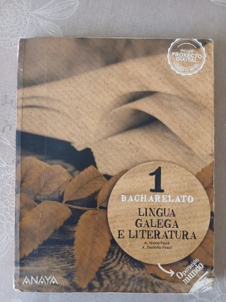 Lingua Galega e Literatura. Anaya. 1° Bachillerato
