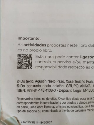 Lingua Galega e Literatura. Anaya. 1° Bachillerato